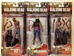 Michonne & Pets Action Figure SET (3 carded figures) McFarlane Toys The Walking Dead TV Series 3